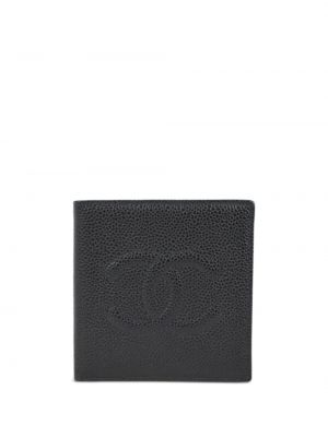 Usnjena denarnica Chanel Pre-owned črna