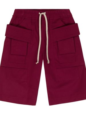 Bomuld bermudashorts for drenge Rick Owens Kids pink