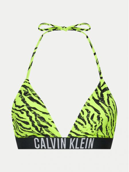 Бански Calvin Klein Swimwear зелено