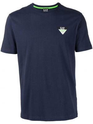 T-shirt Ea7 Emporio Armani blå