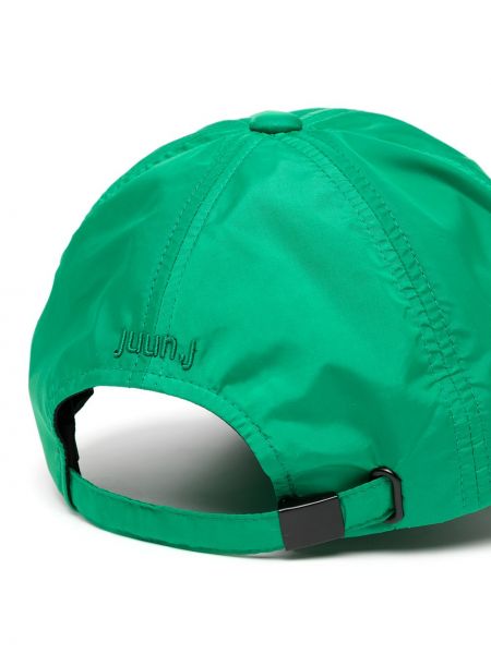 Siuvinėtas kepurė su snapeliu Juun.j žalia
