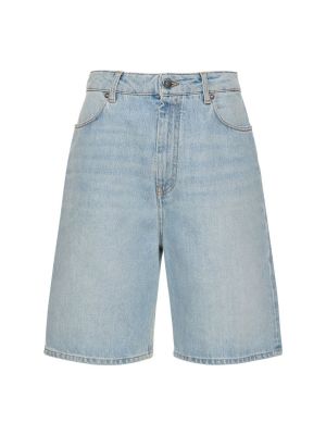 Bavlnené džínsové šortky Loulou Studio