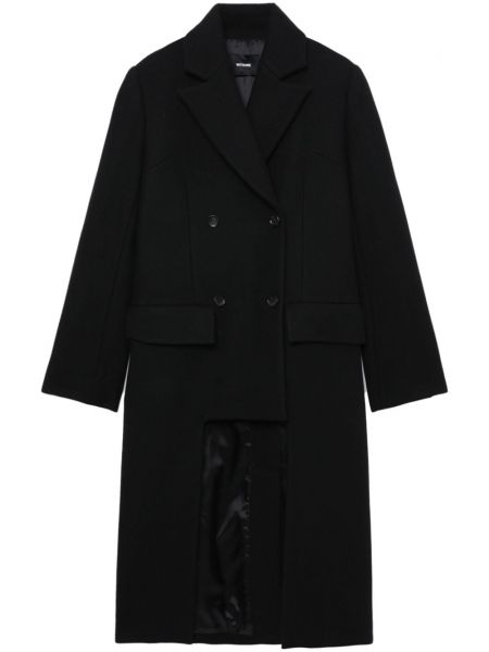 Asimetriškas paltas We11done juoda