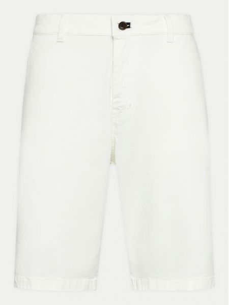 Bavlnené priliehavé džínsové šortky Joop! Jeans biela
