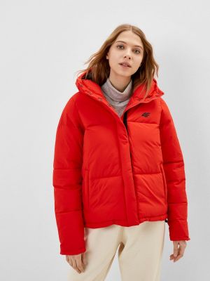 Утеплена куртка 4f, червона