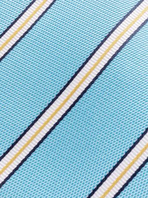 Gestreifte seiden krawatte mit print Church's blau