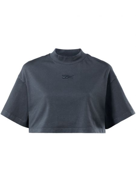 Siuvinėtas marškinėliai Reebok Ltd mėlyna