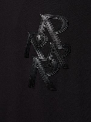 Βαμβακερή μπλούζα Represent μαύρο