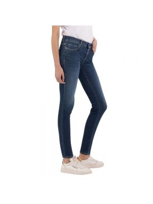Slim fit skinny jeans Replay blau