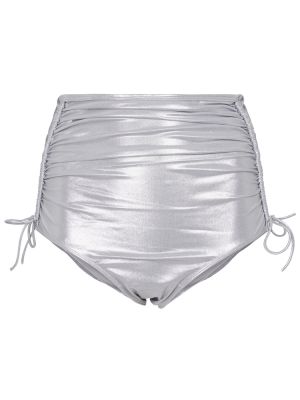 Bikini cu talie înaltă Isabel Marant argintiu