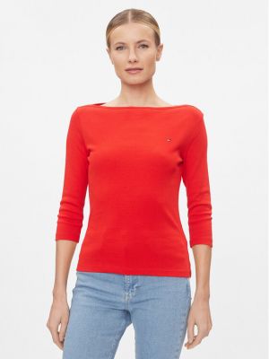 Bluse Tommy Hilfiger rot