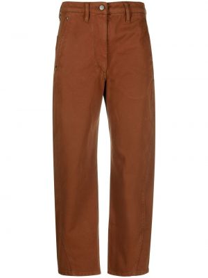 Pantalon droit Lemaire marron