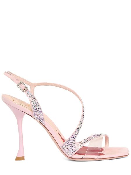 Krystaller sandaler med stropper Roger Vivier pink