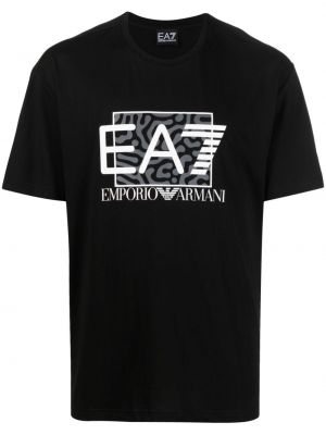 T-shirt Ea7 Emporio Armani svart