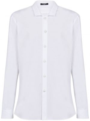 Camicia aderente Balmain bianco