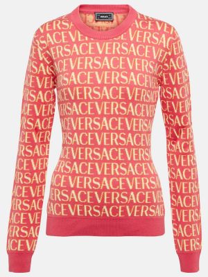 Bombažni pulover Versace