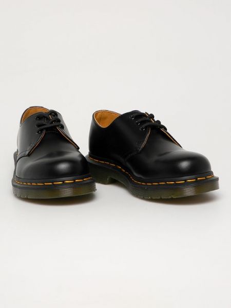 Кожаные туфли Dr Martens черные