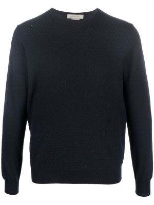Pullover mit rundem ausschnitt Corneliani blau