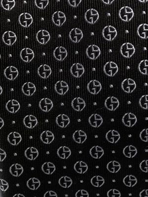Cravate à imprimé en jacquard Giorgio Armani