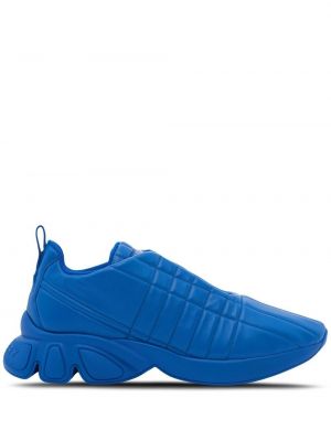 Sneakers trapuntate Burberry blu