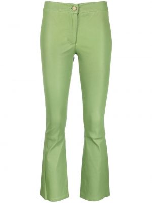 Pantaloni di pelle Arma verde