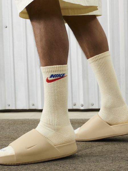 Тапочки Nike бежевые