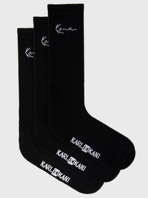 Karl Kani zokni (3 pár)  - Fekete