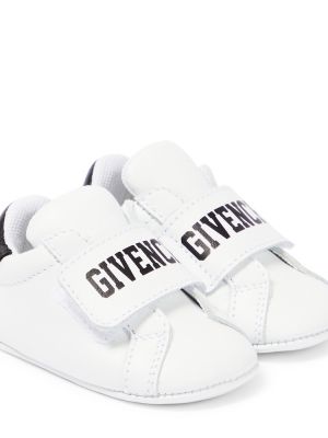 Lær sneakers for jenter Givenchy Kids hvit