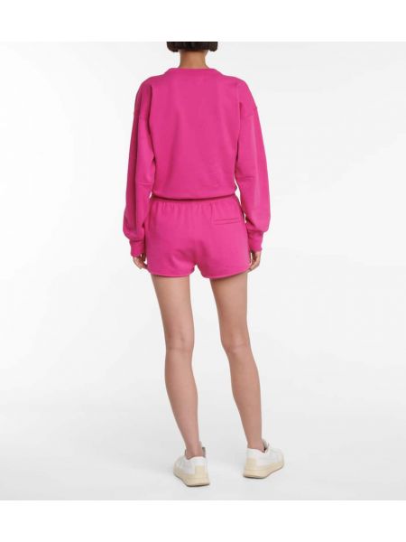 Pantalones cortos de algodón Marant Etoile rosa