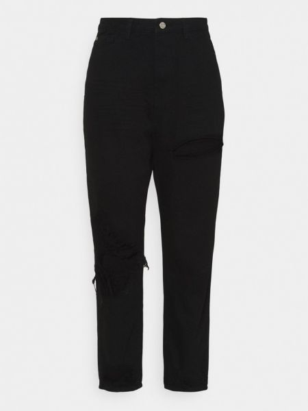 Jeansy relaxed fit Missguided Plus czarne