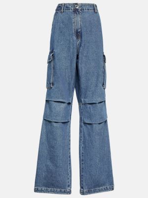 Pantalones cargo bootcut Coperni azul