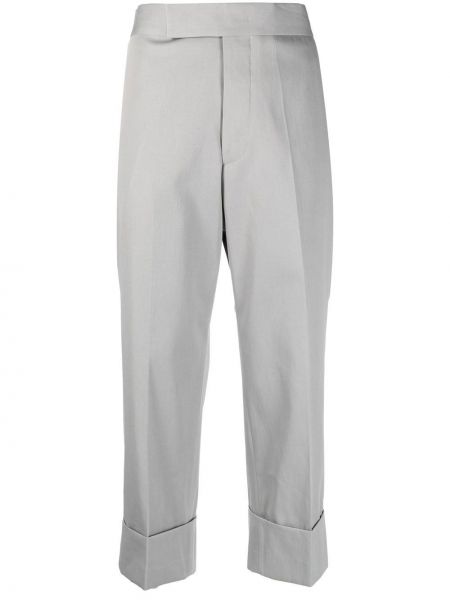 Bavlněné kalhoty Sapio šedé