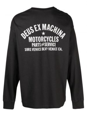 Koszulka z nadrukiem Deus Ex Machina szara