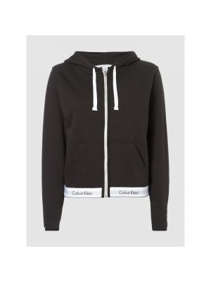 Bluza z kapturem bawełniane Calvin Klein Underwear - сzarny