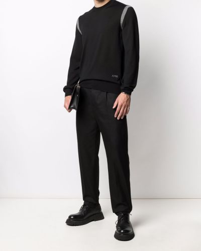 Jersey de punto de tela jersey Alexander Mcqueen negro