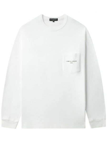 Painettu t-paita Comme Des Garcons Homme valkoinen