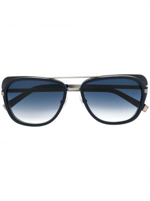 Okulary przeciwsłoneczne oversize Matsuda niebieskie