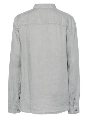Lininė marškiniai James Perse pilka