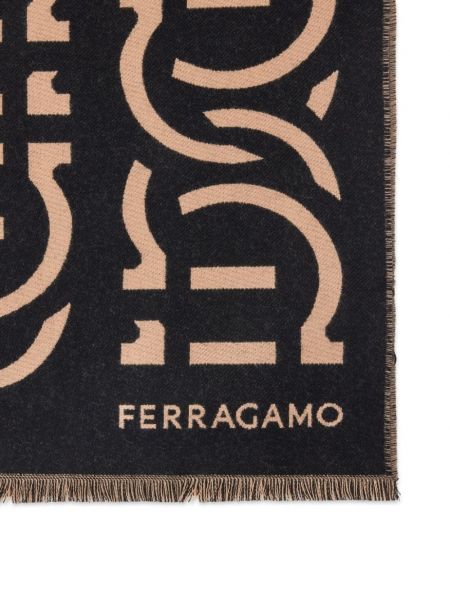 Echarpe en laine en jacquard Ferragamo