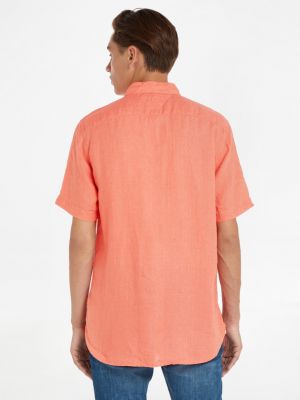 Koszula Tommy Hilfiger pomarańczowa