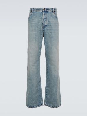Low waist straight jeans ausgestellt Miu Miu blau