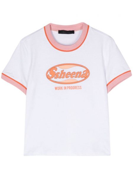 Kokvilnas t-krekls ar apdruku Ssheena
