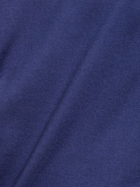 Suéter de algodón de cuello redondo Zegna azul