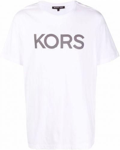 Camiseta a rayas Michael Kors blanco
