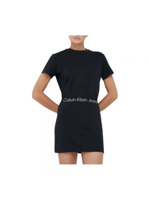 Jeanskleid Calvin Klein schwarz