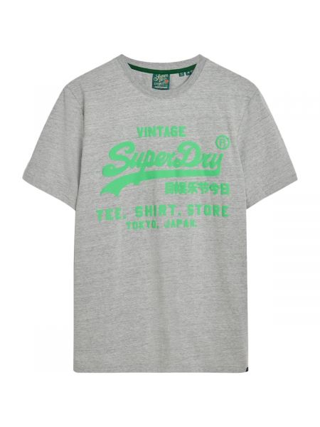 Tričko s krátkými rukávy Superdry šedé
