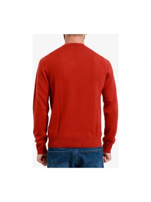 Jersey de lana de tela jersey de cuello redondo Fay marrón