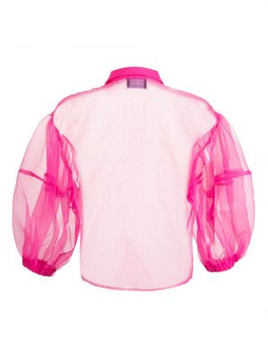 Transparente hemd Cynthia Rowley pink