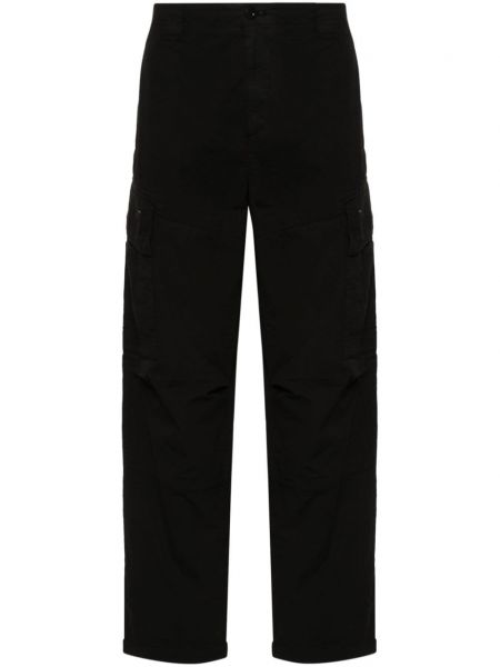 Bavlněné cargo kalhoty C.p. Company černé