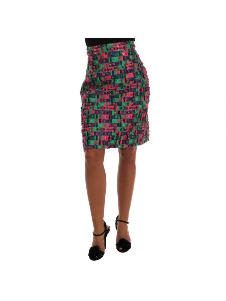 Mini spódniczka Dolce And Gabbana zielona